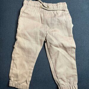 American Hawk Boys Khaki Drawstring Pants Size 12mo